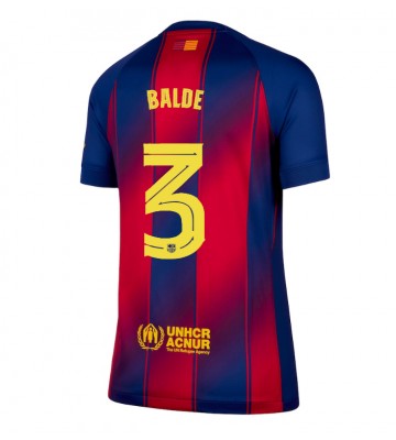 Barcelona Alejandro Balde #3 Replik Heimtrikot Damen 2025-26 Kurzarm